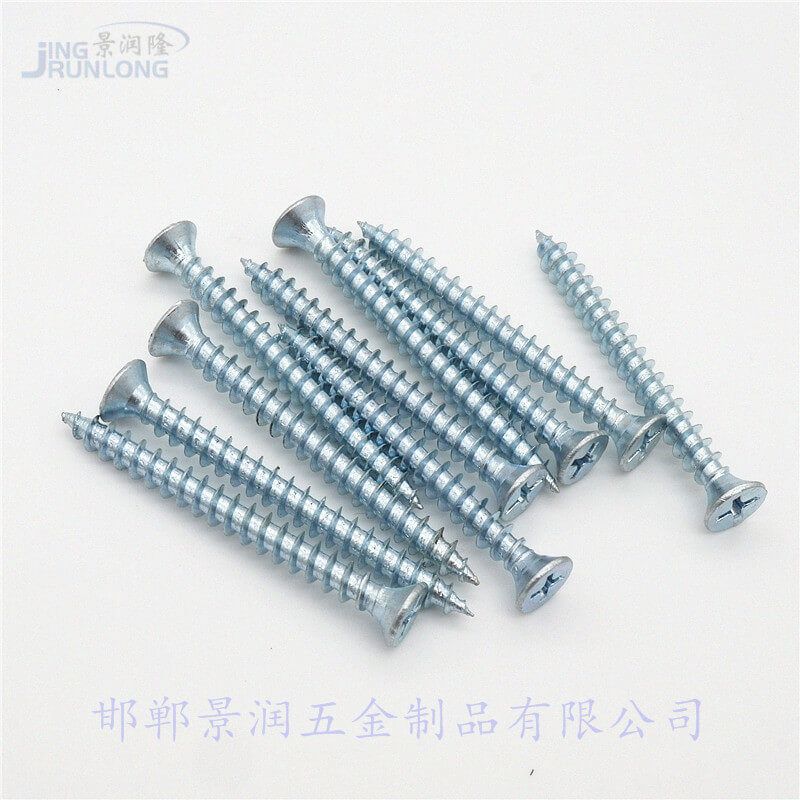 纤维板钉，纤维板丝，木螺丝，自攻螺丝，镀白锌，2